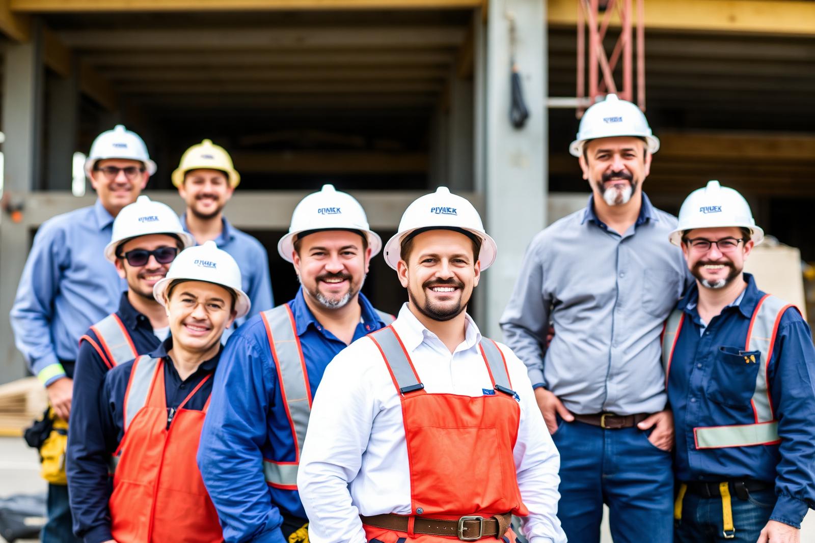 The Titan Carpentry team on site
